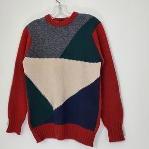 Hike of Hawick Shetland Wool Sweater, Size Small